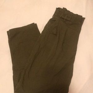 Paper bag waist pants
